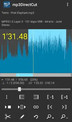 mp3DirectCut android App screenshot 3